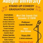 Adelphi University Stand Up Comedy Graduation Show 