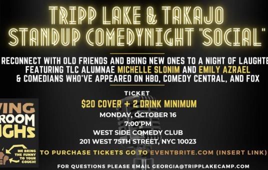 Tripp Lake and Takajo Stand Up Comedy Night 